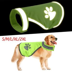 High Visibility Pet Safety Vest Pet Reflective Vest Dog Jacket Pet Hi Vis Coat - Picture 1 of 17