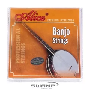 Alice Banjo Strings, 5 String Set, Light Tension, Loop End - 9-21 - Picture 1 of 1