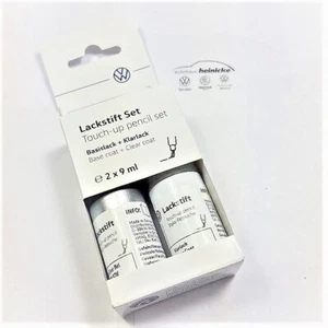 neu Original Volkswagen Lackstift-Set LW5Y technoblau-perleffect W5Y - Bild 1 von 1
