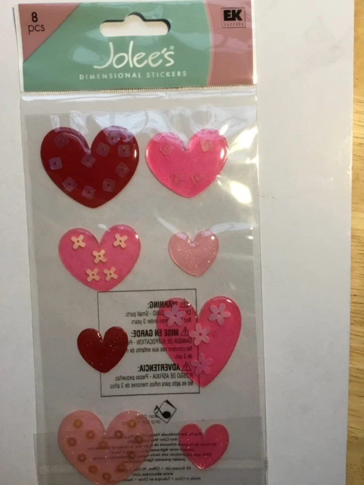 Jolees BOUTIQUE Álbum de Recortes Día de San Valentín Amor Matrimonio Aniversario Pegatinas Foto 1 de 1