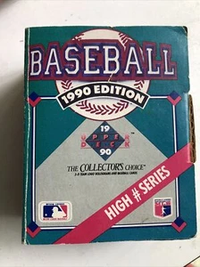 Boxed Set of Baseball Trading Cards 1990 edition High Number Series - Picture 1 of 5