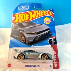 HOT WHEELS 2025 FORD MUSTANG GTD POLYMIMETIC GRAY 34/250 HYW19 NEW MODEL SEALED - Picture 1 of 1