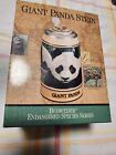Anheuser Busch Budweiser Endangered Species Series Giant Panda Beer Stein 1995