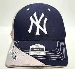 NWT New York Yankees HAT/CAP BLUE AND GRAY NEW ERA Adjustable - Picture 1 of 10