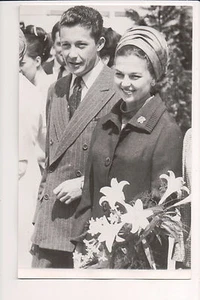 Photo Card Infante Carlos, Duke of Calabria, Princess Anne of Orléans - Picture 1 of 1