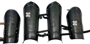 Medieval Knight Leg Arm Guard Set Functional Armour Bracers & Greaves - Picture 1 of 4