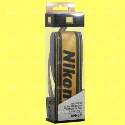 Correa ancha para el cuello Nikon AN-6Y de nailon para cámara réflex digital Foto 1 de 3