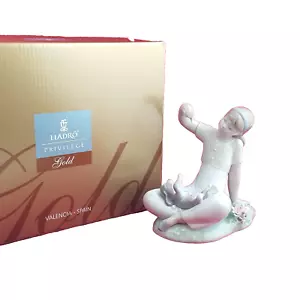 Lladro - Playtime With Petals 7711 (Boxed) - 7314 L/N - Picture 1 of 12