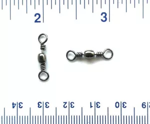 100 GT Super Strong Black Barrel Fishing Swivels Size 9 (40# Test) - Picture 1 of 1
