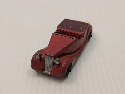 Vintage Dinky Toys 38b Sunbeam Talbot Sports Car 1946-1950 Red 1940's - Image 1 of 4