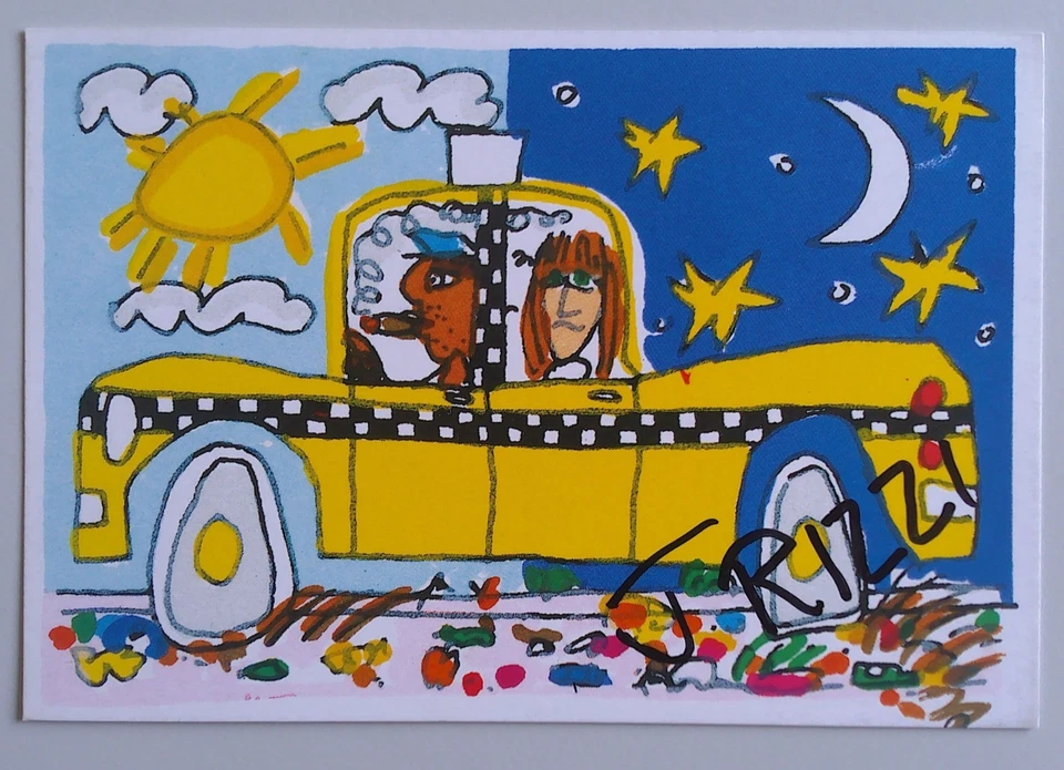 James Rizzi (+) orig. Autogramm " TAKE ME TO THE RIVER "  10x15 - Bild 1 von 1