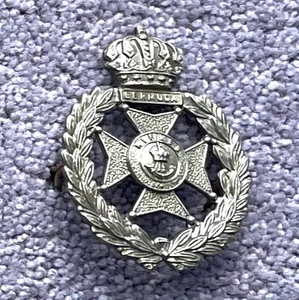 Bermuda Volunteer Rifle Corps : White Metal Cap Badge. Pre 1965 - Foto 1 di 2