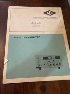 Manuel émetteur-récepteur National NCX-5 NCX 5 et autres documents. - Photo 1/11