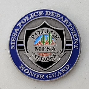 MESA POLICE DEPARTMENT - HONOR GUARD - Challenge Coin - Picture 1 of 2