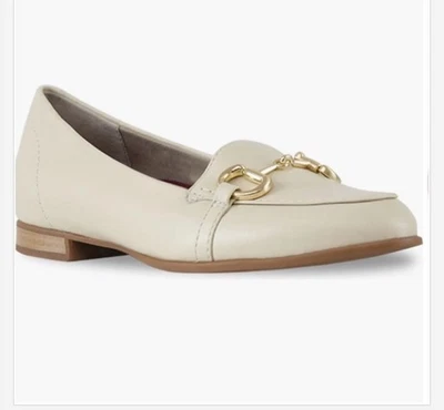 Zapato Mocasín Munro Ajuste Perfecto Cuero Mujer Crema Talla 6.5 Nuevo Foto 1 de 4