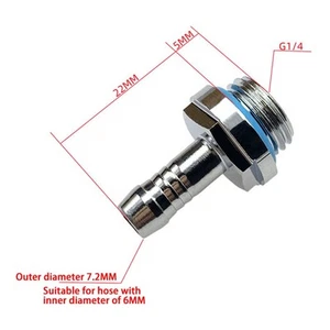 1pc Schlauchpagode 4/6/7.2/9/11/14mm F??r Wasserk??hlsystem Dauerhaft Neu - Afbeelding 1 van 104