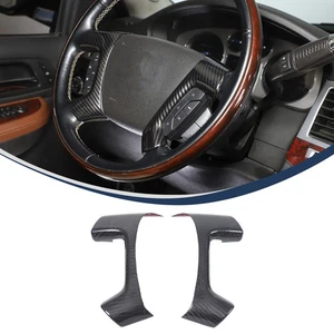 Car Steering Wheel Frame Trim For Hummer H2 2003-07 Dry Carbon Decorative Cover - Bild 1 von 24