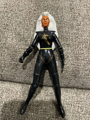 Figura de acción The Uncanny X-Men Storm Power Glow Toybiz 1991 - Traje negro Foto 1 de 4