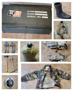 Footlocker GI Joe Adventure Team con vassoio e accessori vintage 1975 Hasbro - Foto 1 di 23