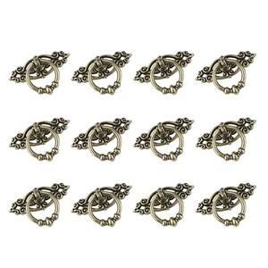 12 Pcs Zinc Alloy Handle Vintage Cabinet Pulls Door Knob Kitchen - Picture 1 of 12