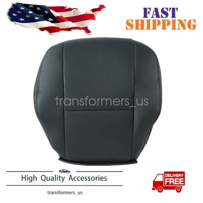 Cubierta de asiento de cuero negra para parte inferior del conductor Mercedes-Benz Sprinter 2007-2019 Foto 1 de 4