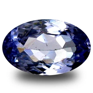 0.83 ct AAA Lovely Oval Shape (8 x 5 mm) Bluish Violet Tanzanite Gemstone - Picture 1 of 1
