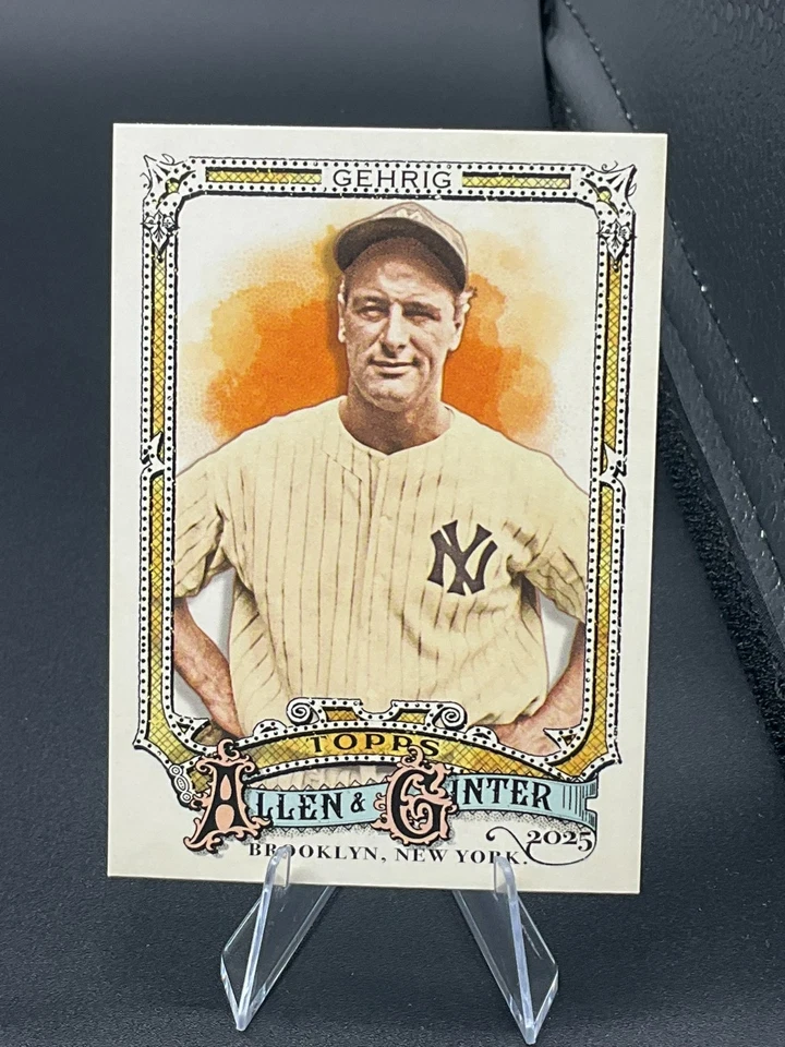 Béisbol Topps Allen & Ginter 2025 #6 Lou Gehrig, Yankees de Nueva York Foto 1 de 1