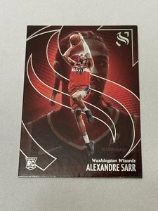 2024-25 Panini Silhouette Base Rookie Alexandre Sarr RC Wizards - Picture 1 of 2