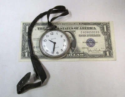 Vintage Estate 1950's Westclox Bulls Eye Mechanical Pocket Watch RUNS ETC10855 - Image 1 of 3