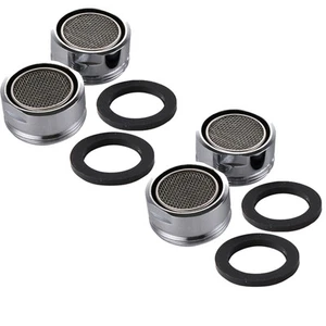 4 Pieces 1.5 GMP 15/16" inch Male Thread Kitchen Bathroom Faucet Aerator, Chorme - Picture 1 of 1