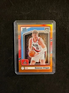 2024-25 Panini Donruss Optic Donovan Clingan RC #272 Orange Holo Prizm 039/175 - Picture 1 of 2