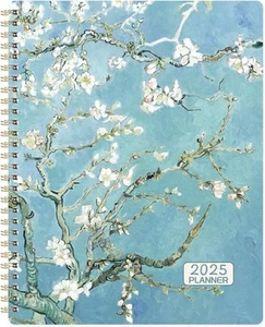 2025 Planner/Calendar - Planner 2025 Weekly and Monthly, Jan. 8" x 10", blue - Picture 1 of 7
