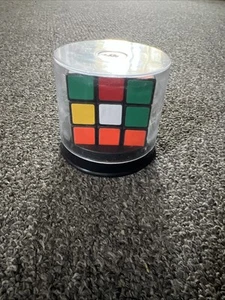 Vintage 1980er Rubix Würfel Puzzle Spielzeug Rubik’s Cube 2,25" x 2,25" mit Vitrine - Bild 1 von 7