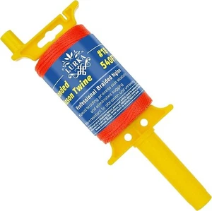 Cuerda de línea Mason, #18 540 pies 8 línea de nailon de construcción trenzada con carrete fluo - Imagen 1 de 5
