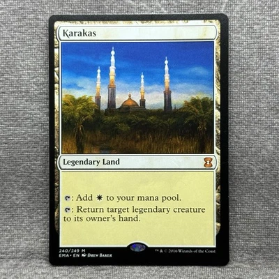 Karakas - Eternal Masters (EMA) #240 Non-Foil NM Magic MTG Legendary Land - Image 1 of 4