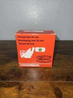 Kindermann 35mm film stainless steel tank darkroom developing reel Germany - Image 1 of 4