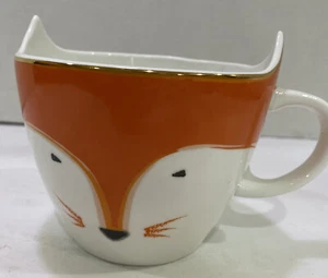 Urban Gourmet Foods Collectable Fox Coffee Mug With Gold Trim - Picture 1 of 3