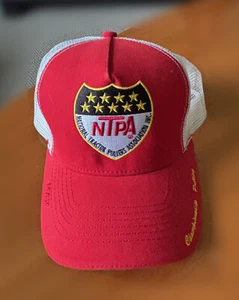 NTPA National Tractor Puller Assoc Trucker Cap Mütze rot mit weißem Netz ~ neu ohne Etikett - Bild 1 von 6