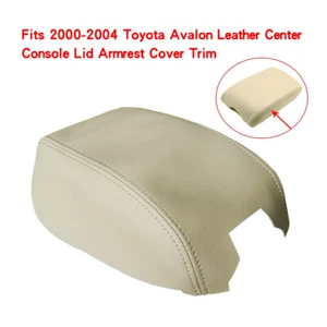 For 2000-2004 Toyota Avalon leather center console cover armrest cover beige - Picture 1 of 9
