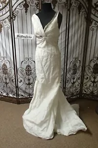 VESTIDO DE NOVIA FORMAL PJ42 NICOLE MILLER EK0033 TALLA 10 $1600 - Imagen 1 de 10