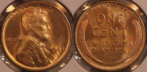 1944 S LINCOLN WHEAT CENT PENNY 1C RED GEM BU 44S188 - Picture 1 of 3