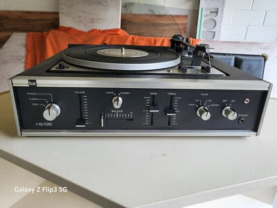 Dual HS 135 Verstärker mit Schallplattenspieler, Kompaktanlage - Bild 1 von 4