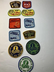 Youth Bowling Patches Lot of 11 Michigan 1980’s AJBC YABA Patches Unused Patch - Picture 1 of 11