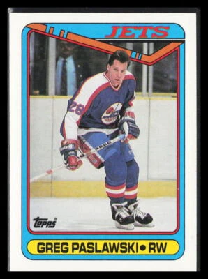 1990-91 Topps Greg Paslawski #154 - Image 1 of 2