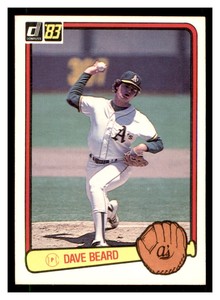 1983 Donruss #113 DAVE BEARD Oakland Athletics ~C4L