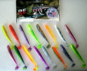 8 Stück Relax BASS Gummifische 3",8 cm,Raubfische Angeln, Zander, Texas Ring,Neu - Bild 1 von 3