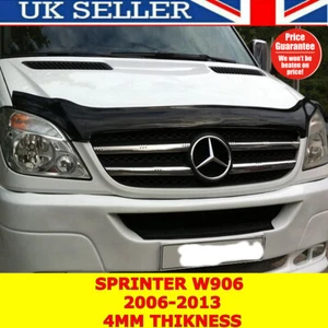 🇬🇧 MERCEDES SPRINTER 2006-2013 W906 BONNET WIND STONE DEFLECTOR PROTECTOR BRA - Picture 1 of 6