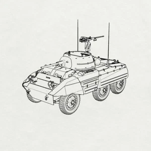 SSMODEL SS72380 1/72 Military Model Kit M8 Greyhound Light Armored Car - Picture 1 of 3