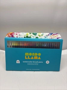 24pc Watercolor Brush Pens and Blending Brushes - Mondo Llama™ (B48 - Picture 1 of 20