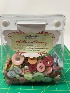 Bag O Buttons Rhonna Christmas Colors Autumn Leaves Brand 6 oz Craft Scrapbook - Picture 1 of 2